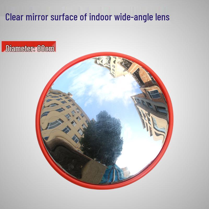 Wide-Angle Convex Mirror for Indoor/Outdoor Corner Parking Lot Use