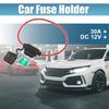 X AUTOHAUX Car Inline ATC Style Inline Fuse Holder with 30A Medium Fuse
