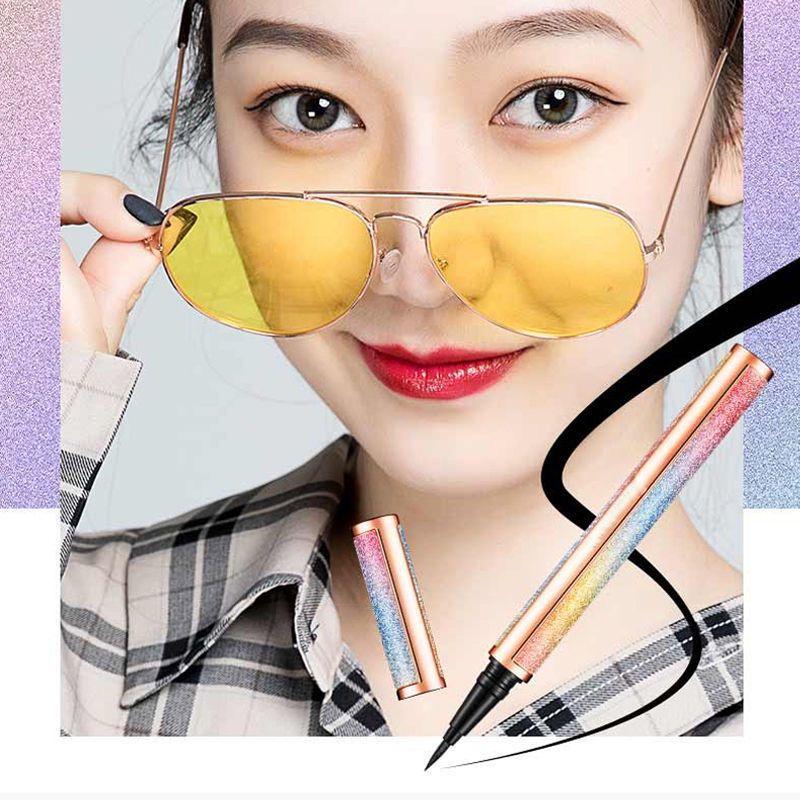 Waterproof Liquid Eyeliner, Smudge-proof Long-lasting, Fine Tip, Black/Brown, Perfect for Beginners