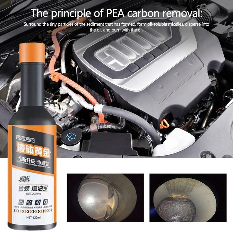 Oil Additive For Car Engine With Anti-Carbon Effect Carbon Remover Engine Oil Restorer 4.05oz Cylinder Ergonomic Handle for Cars