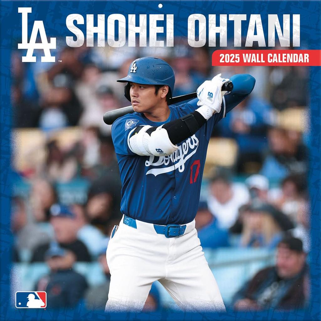 Shohei Ohtani 2025 Wall Calendar X 30 28 Major League Baseball Tri-X (Imported) (60 Cm, Pages) Baseball,