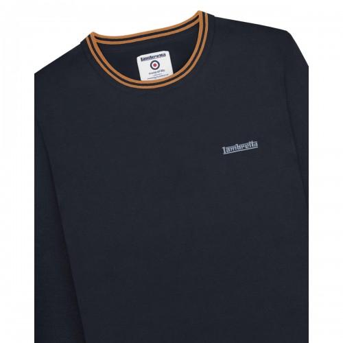 Lambretta Mens Tipped Knitted Jumper