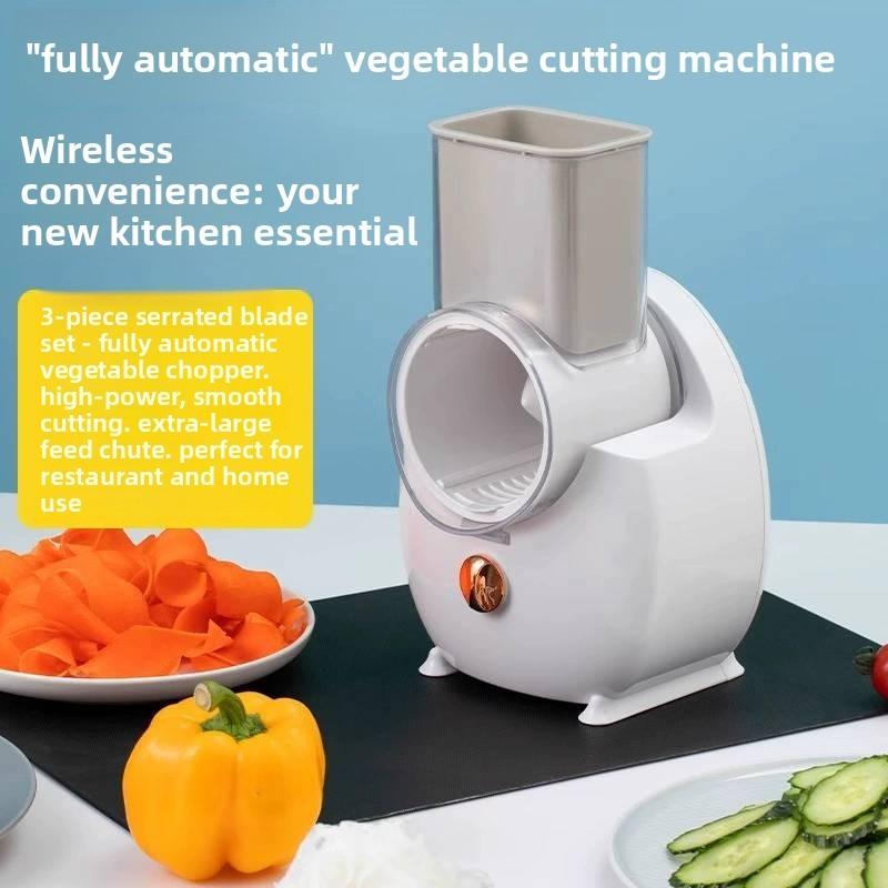 Home Kitchen Automatic Vegetable Chopper With Stainless Steel Blades For Easy Prep