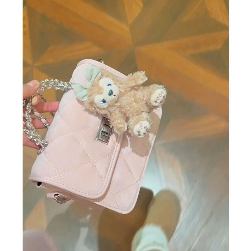 

High-Value Bag, Messenger Bag, Fashionable And Versatile, Premium Diamond Chain, Shoulder Pink Fragrant Mini.