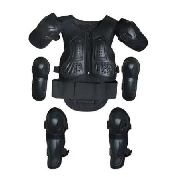 Youth Children Full Body Protector Vest Armor Kids Motocross Armor Jacket Chest Spine Protection Gear elbow shoulder Knee guard