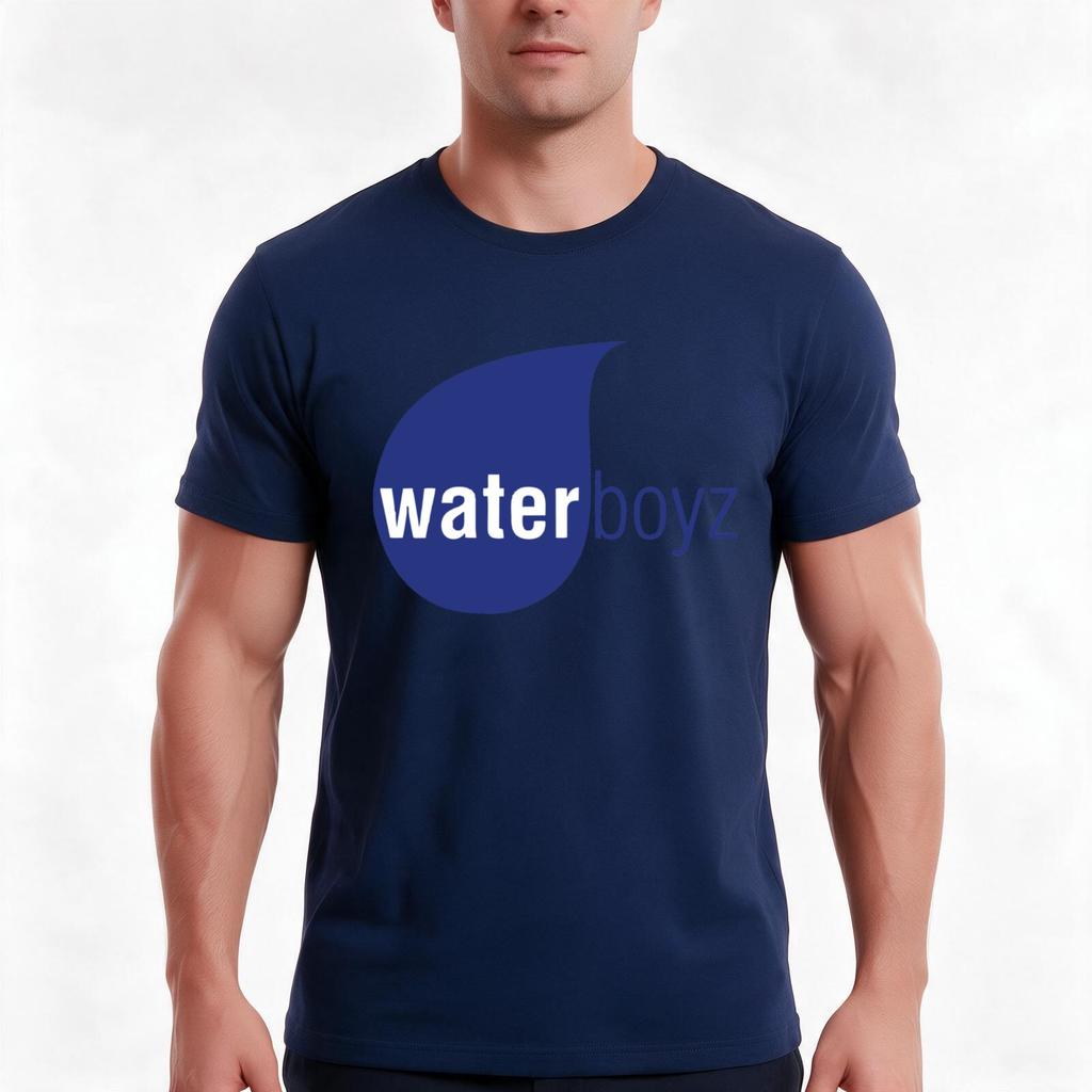 Waterboyz Tshirt Summer Casual Cotton Tee Oversized Streetwear Tops Vintage Graphic Print Loose Fit Short Sleeve