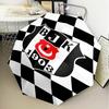 Be?ikta? Istanbul Football Club Emblem Umbrella Folding Umbrella, Automatic Umbrella 8-Frame for Travel, Camping Use Gift for Halloween Christmas