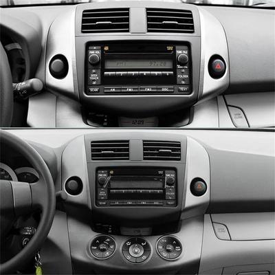 Pair Car Center Dash Vent Outlet Side Panel Trim Cover Fit For 06-12 Toyota RAV4
