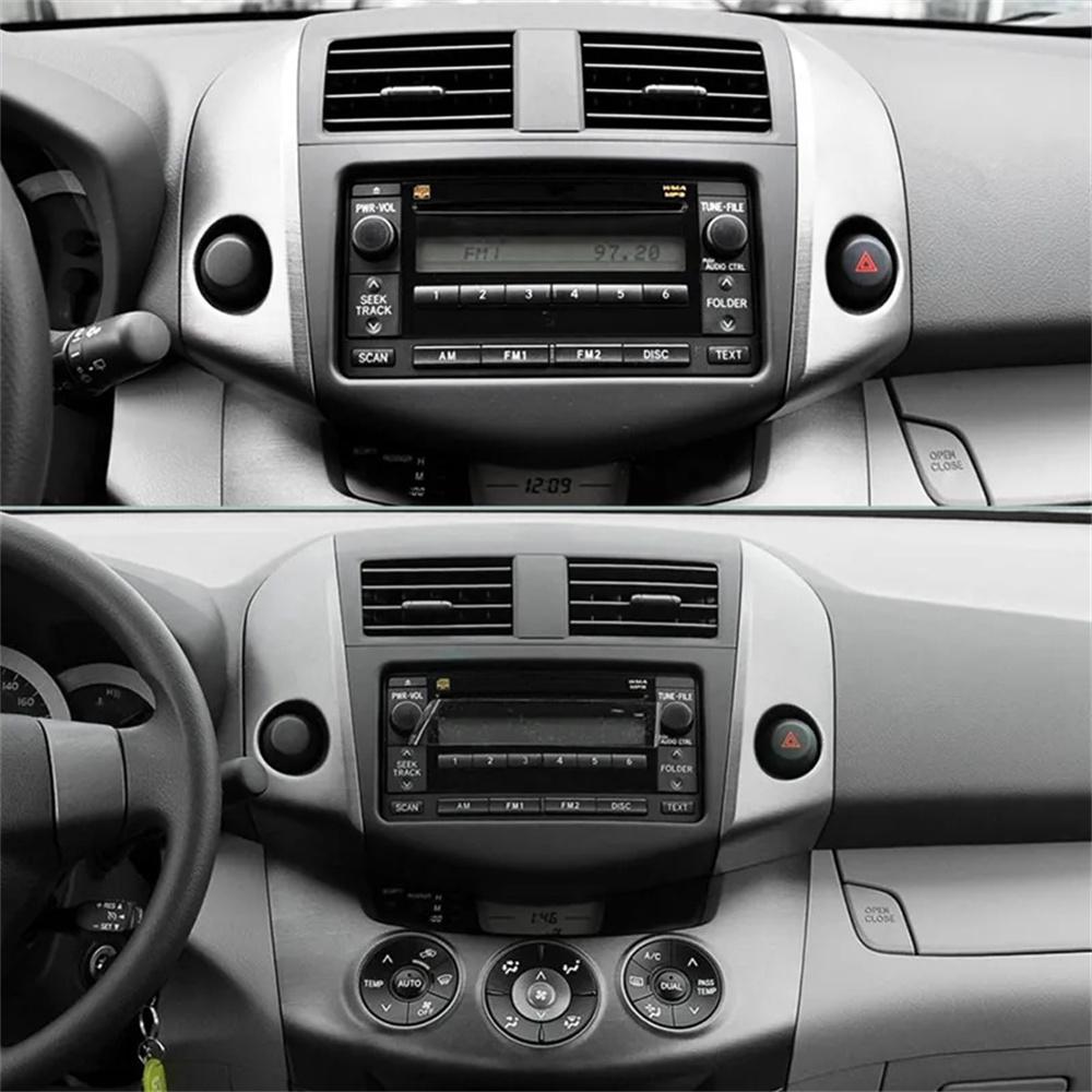 Pair Center Console Instrument Cluster Finish Panel Trim For Toyota RAV4 2006-12
