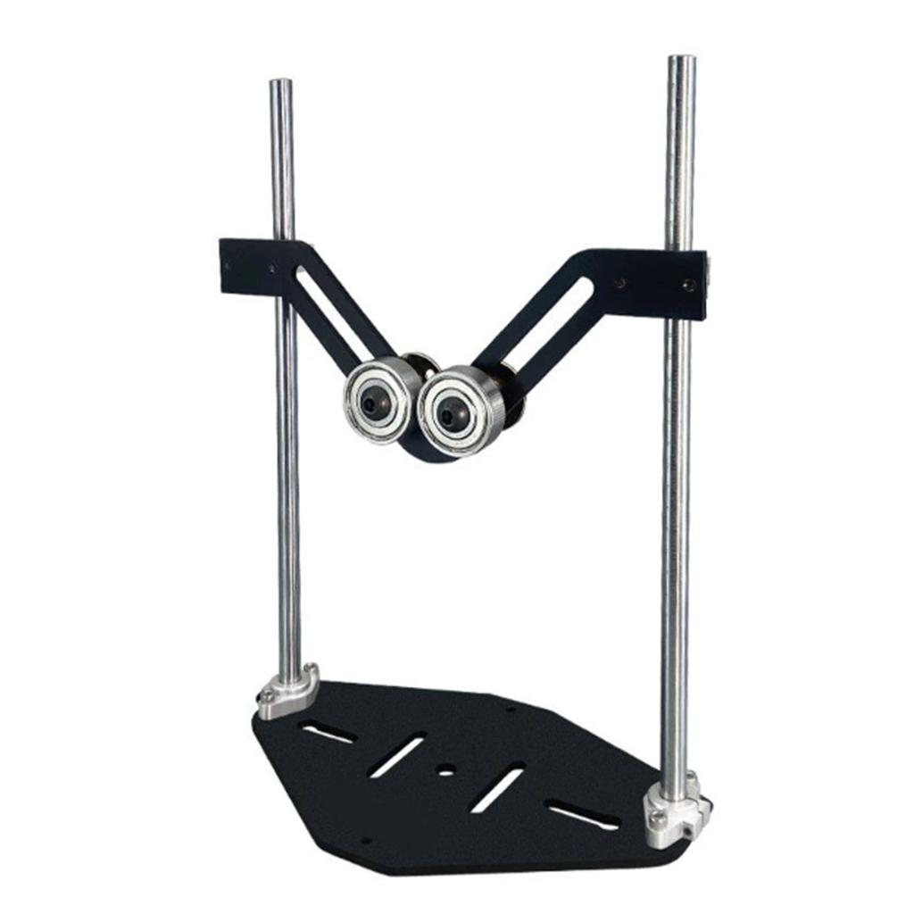 Supporto Reggiritenuta a V 100KG Portata Altezza Regolabile Doppio Supporto a Rulli per Tubo Tondo