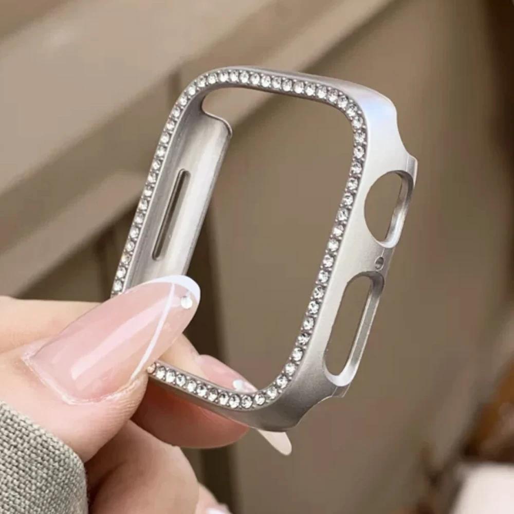Starlight Bumper Hard Case+Glass For Apple Watch 11 10 42 46mm 9 8 7 41mm 45 Ultra 3 2 1 49mm Film Cover For iwatch 6 SE 40 44mm