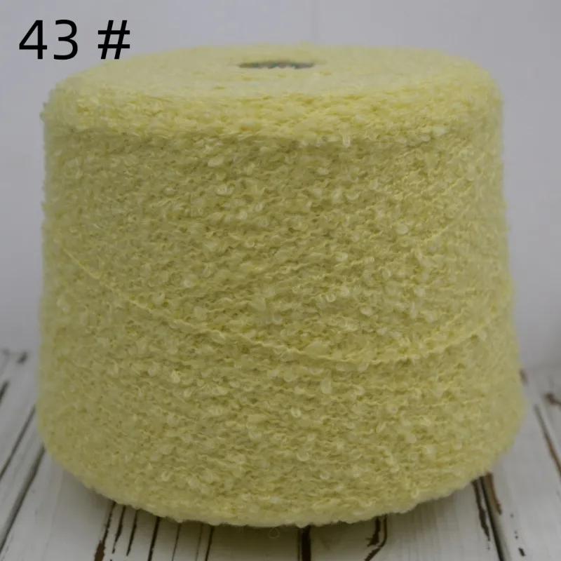 200g 460m Hand-braided Alpaca Loop Wool Yarn Thread Hand Knitting Wool Crochet Yarn for DIY Sweater Soft Smooth Yarn