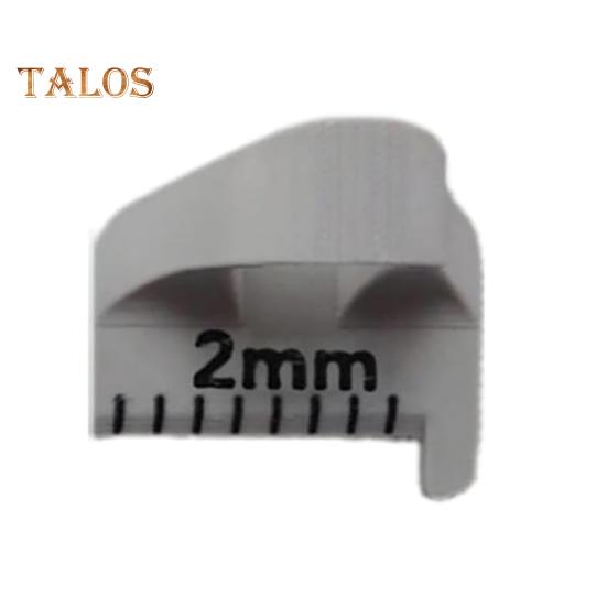 2/3/4MM Sewing Template Finger Ruler DIY Sewing Craft Projects Patchwork 3D Printed Sewing Stencil Tools with Precise Scale Sewing Enthusiasts Gift