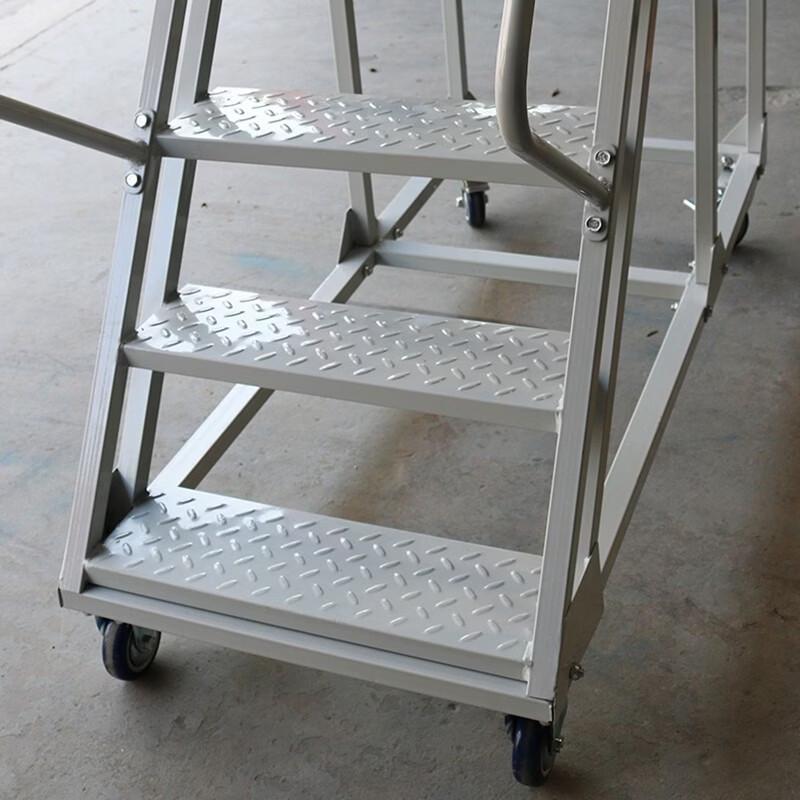 Mobile Detachable Step Ladder Cart