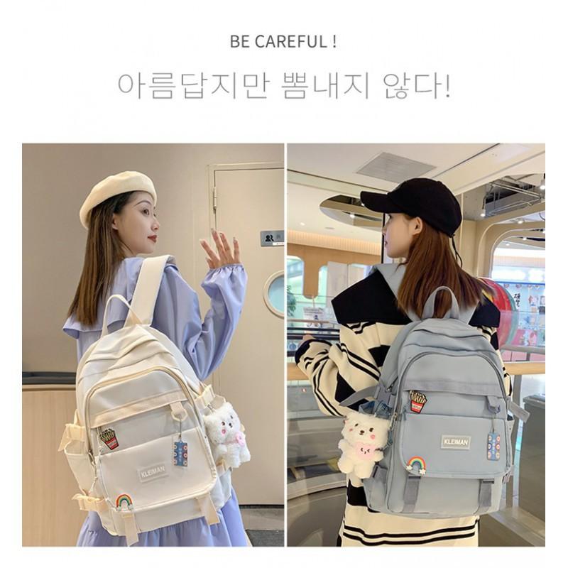 Japanese Ins Style Female Junior High School Student Backpack Light Korean Sen Small Fresh Large Capacity