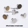 Xiaomi 12Pcs Jean Button Pins No Sew Instant Replacement Buttons Adjustable Reusable  Snap Tack Pant Button Tightener for Loose Jeans