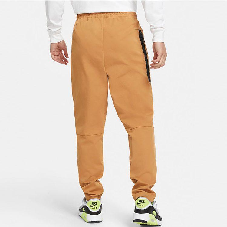 Nike Casual Pants Men's Linen Moderate Straight Fit Pants CU4484-201