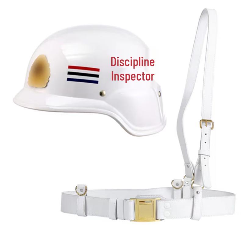 German Style Security Patrol Helmet & Belt Set