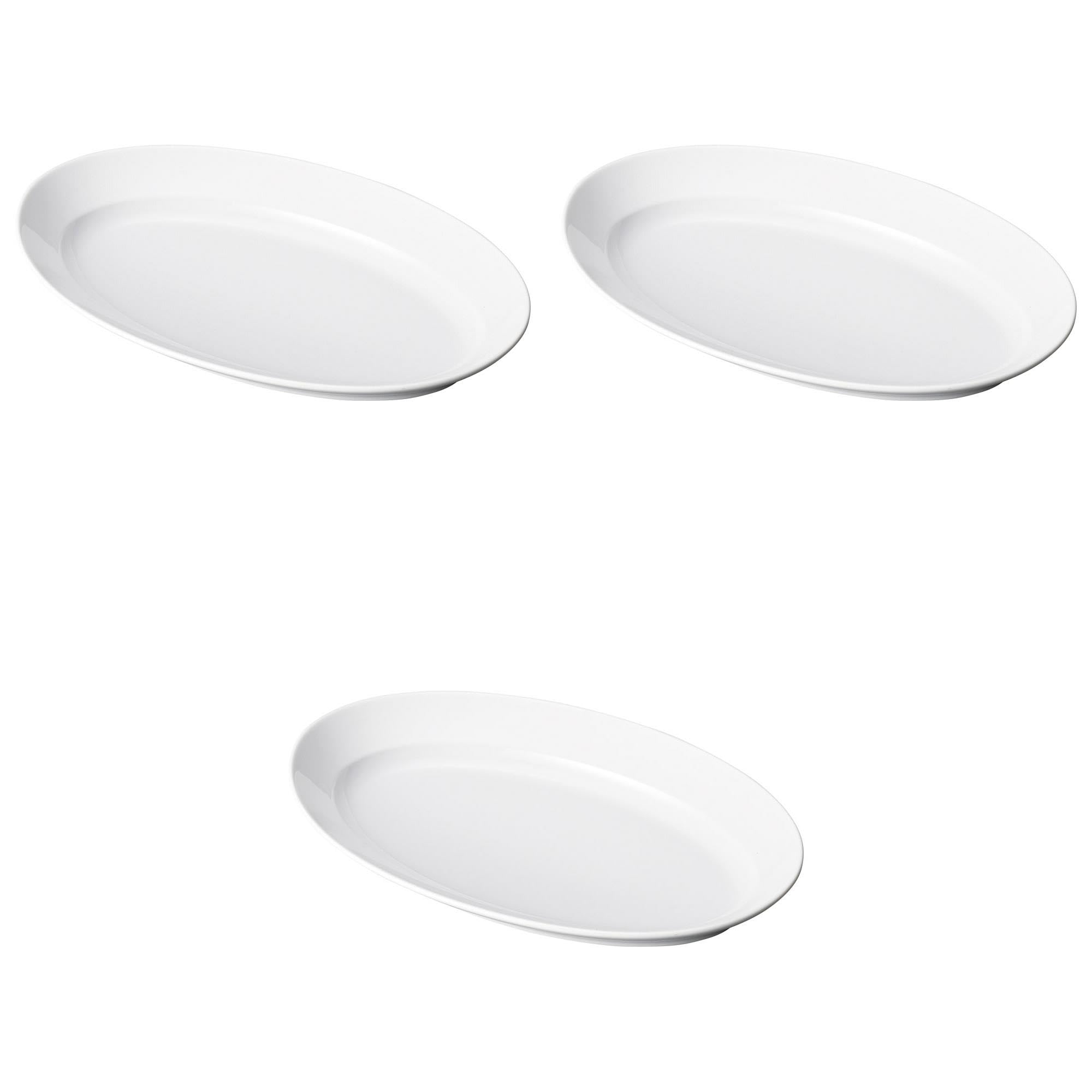 

Set of 3 Welta 31cm Oval Baker x 19 x large plate Setomonohonpo [31.2 4.1 cm] Western-style