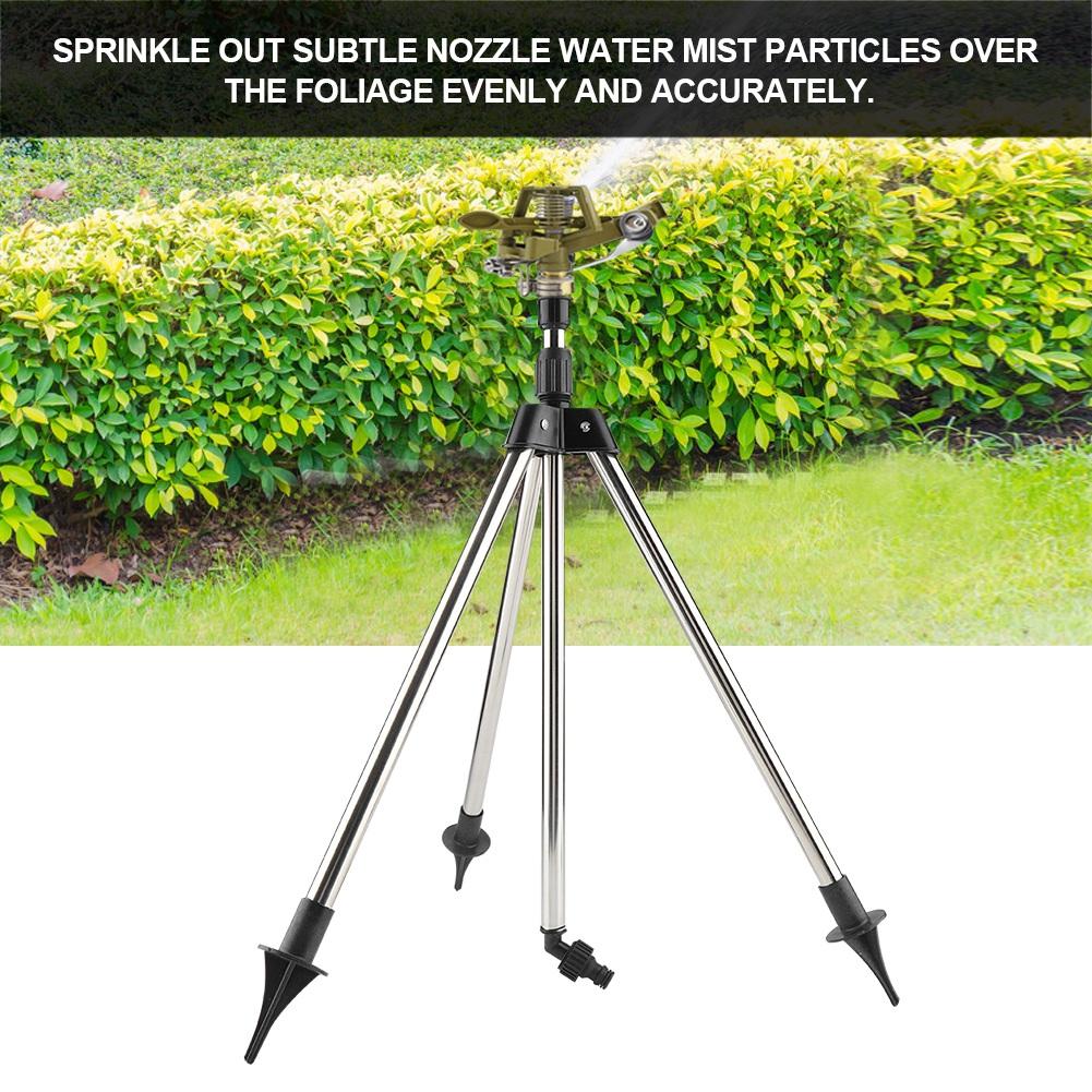 Stainless Steel Ground Insert Zinc Sprink Water Watering Sprinkler Sprayer Lawn Garden Yard