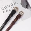 Style Minimalist Stylish Pu Belt With Alloy Pin Buckle For Daily Suitable Use