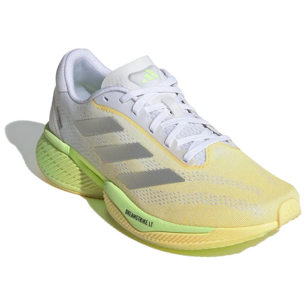 Adidas Supernova Eterno Comfortable Fabric Shock Absorption Durable Low-Top Training Running Shoes Women sneaker Gray Yellow IH0444