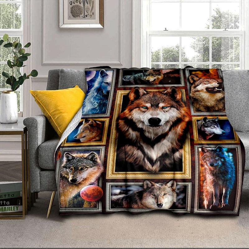 Wolf Pack Majesty Blanket Flannel Blanket Throw Blanket Sofa Cover Blanket Soft Premium Blanket Picnic Blanket Tv Blanket Gifts