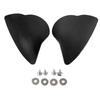 Motorcycle Mirror Block Off Base Plates Decorative Mirror Hole Cover Caps Replacement for YZF R6 R7 2017 2024 Black