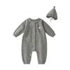 minibala Baby Wool-Blend Hooded Romper