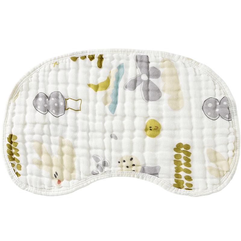 TONGTAI Baby Pure Cotton Breathable Cloud Pillow 39x25cm мох зеленого
