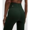 Lululemon Glow Up  sUper High Rise Tight 25  Rainforest Green