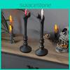Exquisite Bone Color Gothic Candle Holder For Halloween Themed Home Decor And Table Arrangement