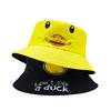 Bocca Kreslená kachna Kbelíková čepice Žlutý vzor kachen Rybářská Unisex klobouk Oboustranný Panama klobouk Čepice pro Unisex a ženy Venkovní sluneční clona