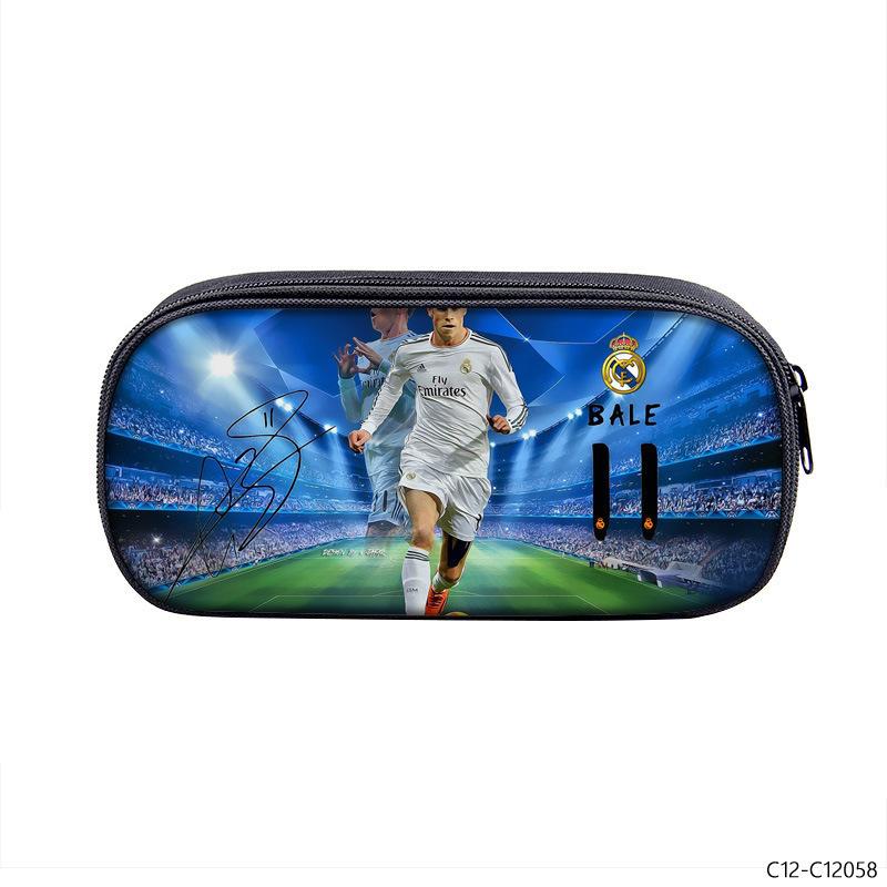 Fußballstar Ronaldo Fach Federmäppchen Grundschulkinder Federmäppchen Schreibwaren Etui Bedrucktes Federmäppchen