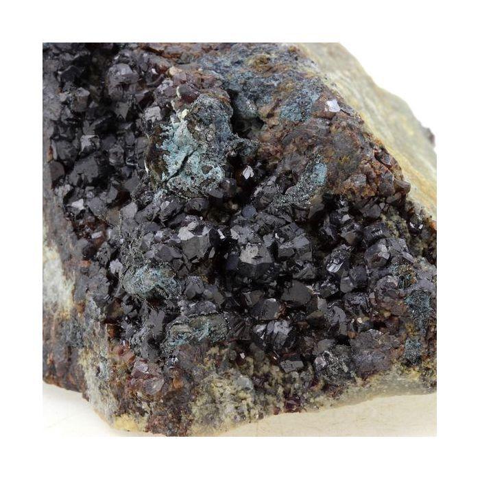 Pierres et Minéraux. Sphalerite (Blende) + Bournonite. 1236.0 ct. La Sanguinéde mine, Saint-Laurent-le-Minier, France.