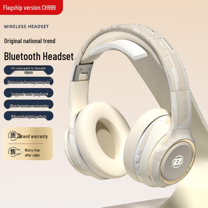 Verbesserte kabellose Bluetooth 5.3 Over-Ear-Kopfhörer für Sport & Esports