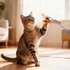 Cat Toy Cat Toy Replacement Cat Teaser Wand Replacement Plush Bird with Feathers Bell Toy for Hunting Instincts Kitten Chasing