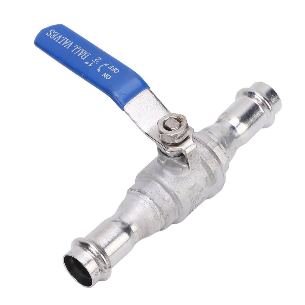 Press Ball Valve 1 2 Inch DN15 304 Stainless Steel Dual Press Connection Ball Valve for Industrial Use