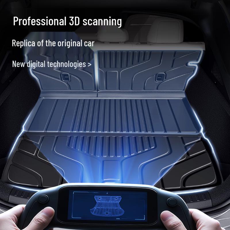 26 New ZEEKR LS6 Trunk Mat TPE Tail Box Mat for Car Interior Modification