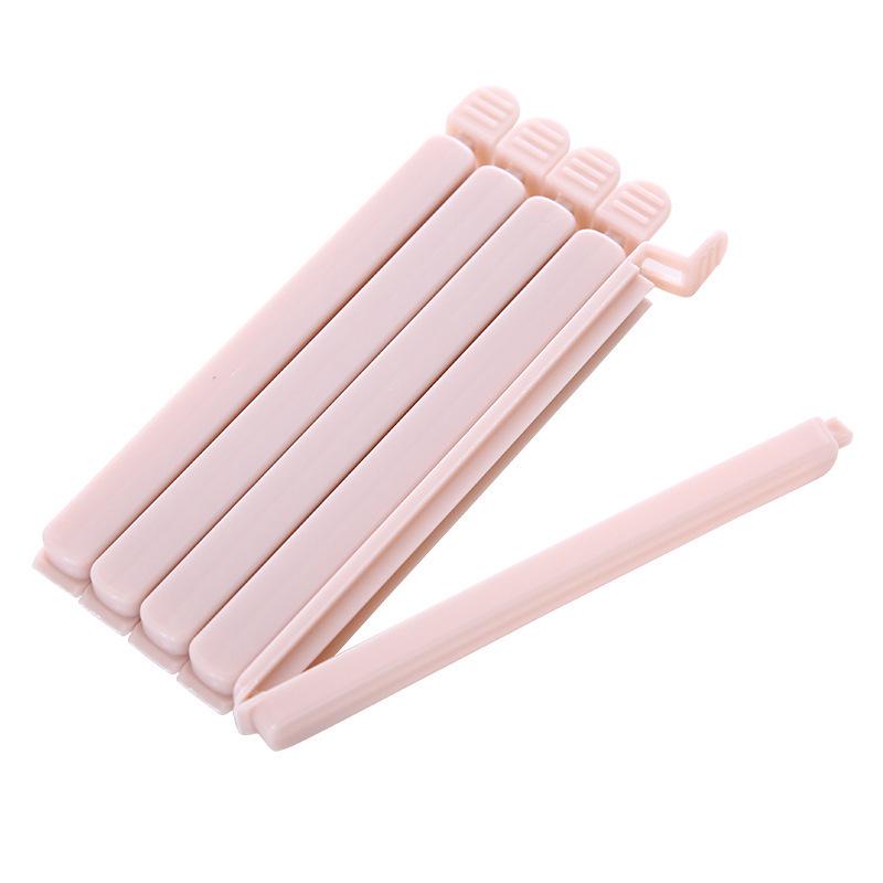 Set of 5 Mini Plastic Snack Bag Clips for Sealing