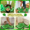 Cindeer St Patricks Day Shamrock Bathroom Rugs Lucky Shamrocks Clover Decorative Doormat Washable Kitchen Rugs Comfort Nonslip Doormats Rug Shower