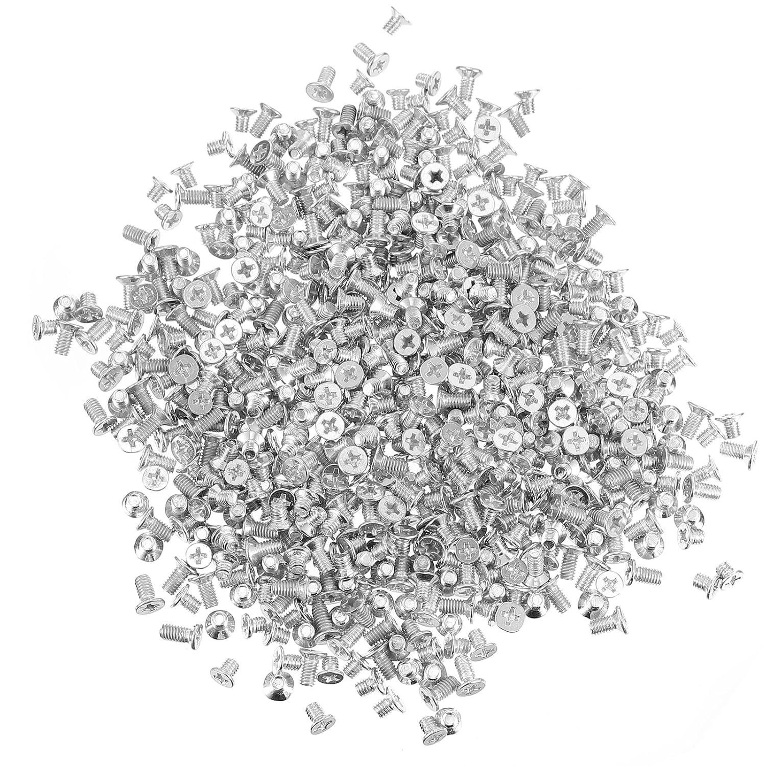 Uonlytech 600 Pcs Panel Screws Durable Upholstery Screws Light Screws Duplex Wall Plate Screws Wall Plates for Electrical Outlets Self Tapping Screws