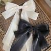 Yarn Bow Knot Hairpin Streamer Hair Duckbill Clip Spring Big Bow Hair Clips  Girls