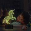 3D Illusion LED lampa 7 barev měnící se dotykový spínač Stolní stůl Noční světlo
