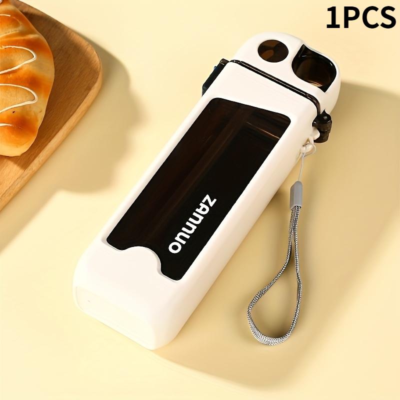 

350ML Leak-Proof Insulated Water Bottle with Straw, Durable Plastic Sports Cup for Outdoor Activities, Travel & Birthday Gifts 350ml светло-желтого