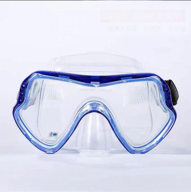 Set complet snorkel uscat: Mască de Silicon cu Cadru Mare și Ochelari de Scufundări pentru Adulți și Copii