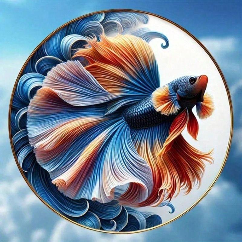 

Vintage Round Aluminum Wall Art, Metal Poster for Home Bar Garage Decor 8 Inch