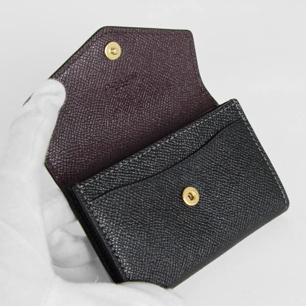 Gift Set with Box and Paper Card Business Card CH487 IMBLK Black [Coach] Bag, Wrapped, Women's Accessories, Case, Holder, (black)