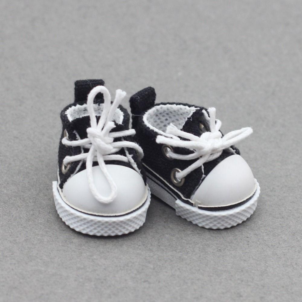 Canvas Labubu Canvas Doll Shoes Sneakers Doll Clothes Shoe Doll Mini Sports Shoes DIY Doll Toy