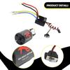 540 Brush Motor Kit, High Current Car Parts, Direct Replacement for: 10 RC Crawler